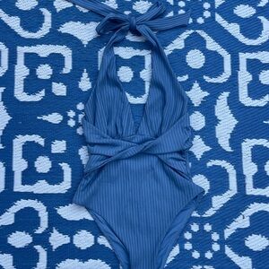 L*Space Twist front Deep V one piece